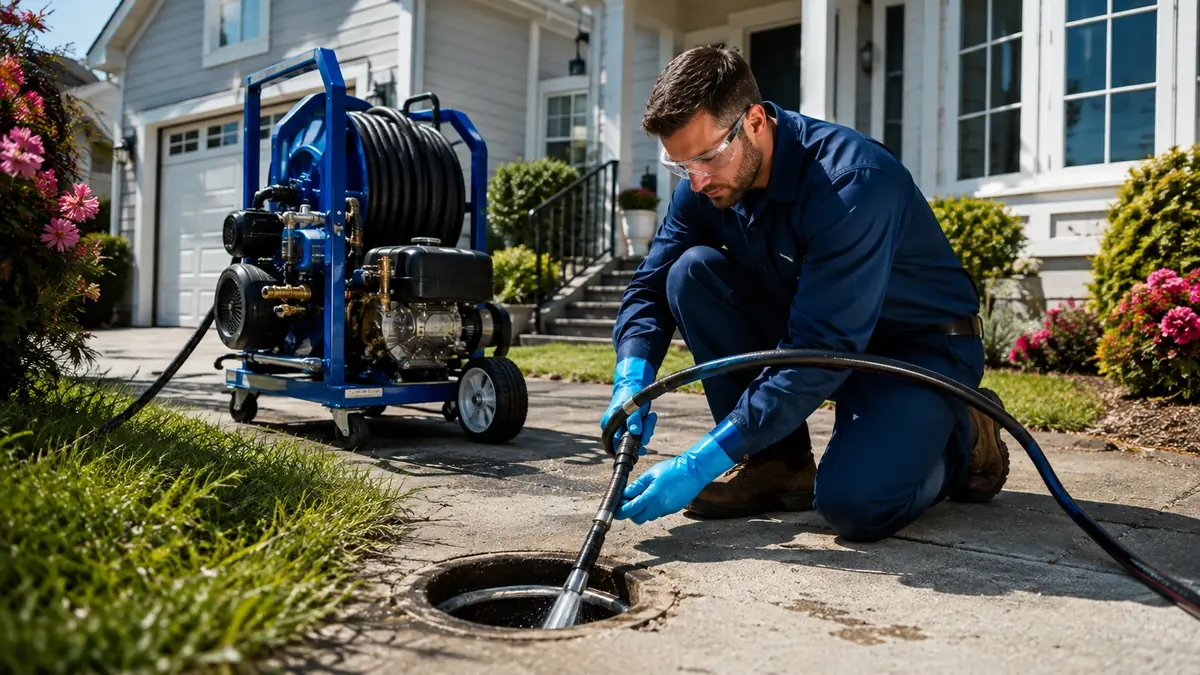 Residential Hydro Jet Drain Cleaning in Lawndale