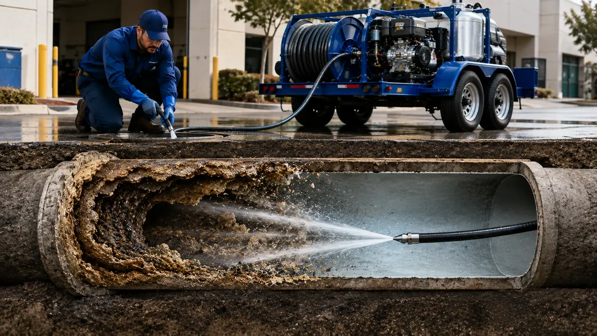 Sewer Pipe Descaling in Lawndale